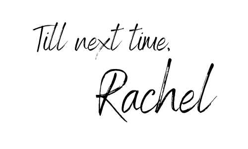 Rachel sig