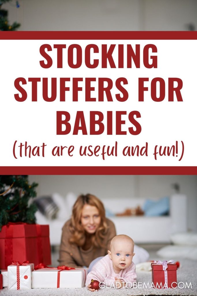Stocking Stuffer Ideas For Babies Pin Image