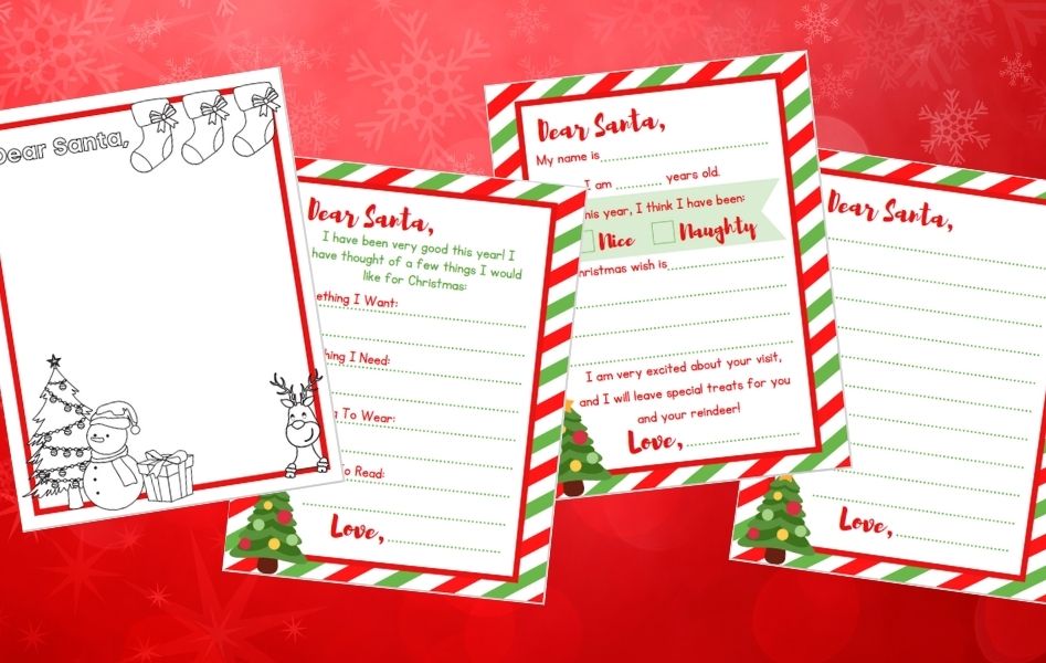 Letter To Santa Template