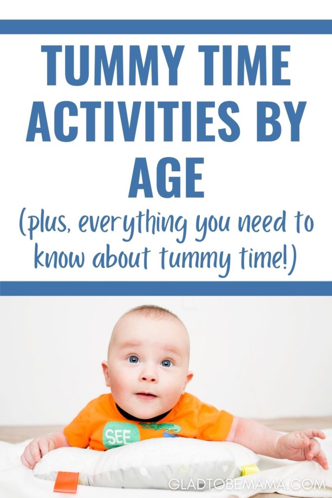 Tummy Time Activities Pin Image