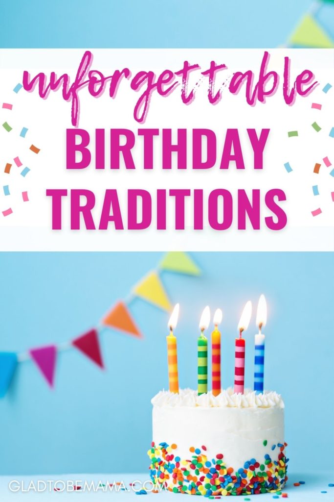 Birthday Traditions For Kids Pin Image
