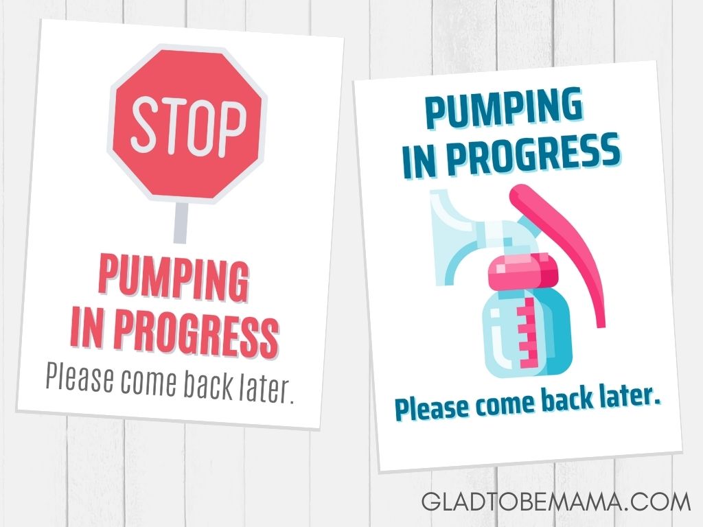 Pumping Privacy Signs