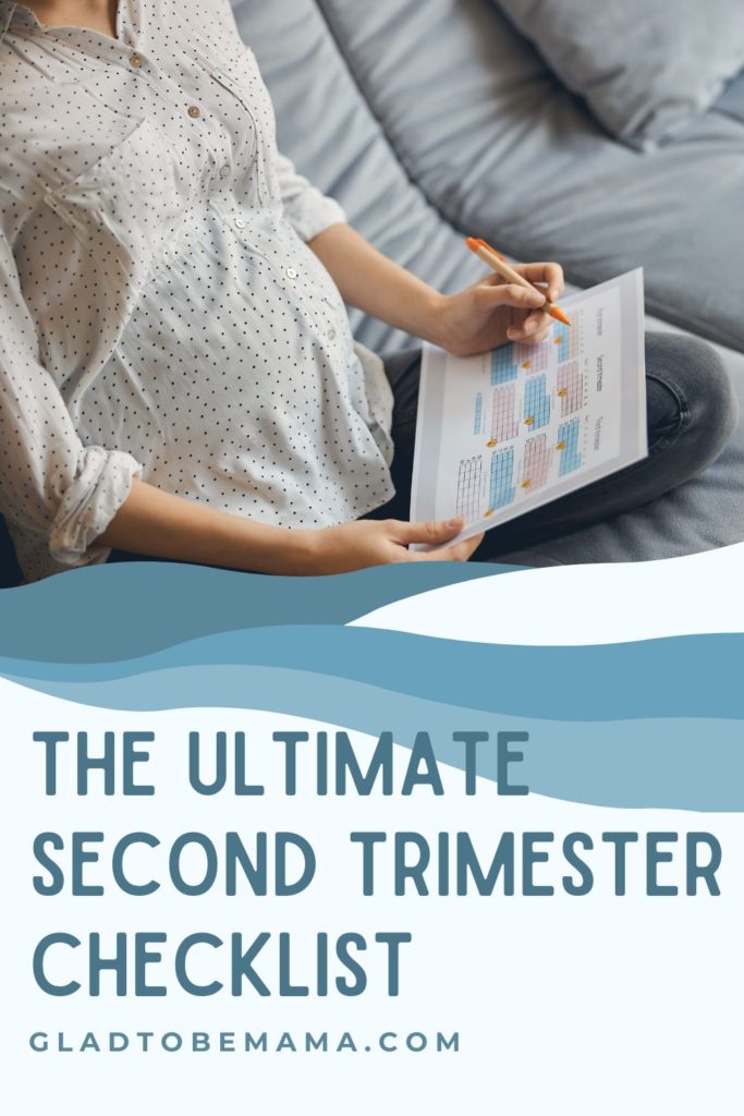 Second Trimester Checklist - Pin Image