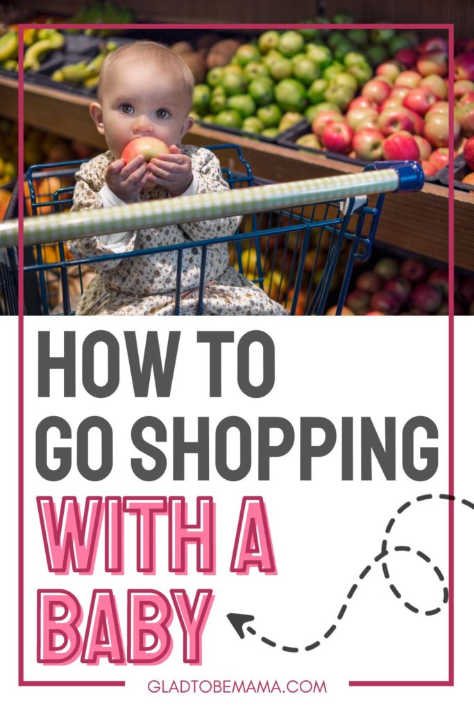 How To Grocery Shop With a Baby Pin Image