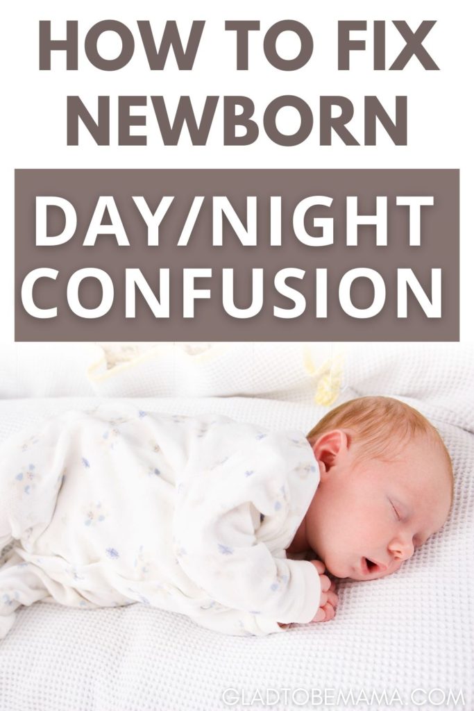 Newborn Day-Night Confusion Pin Image