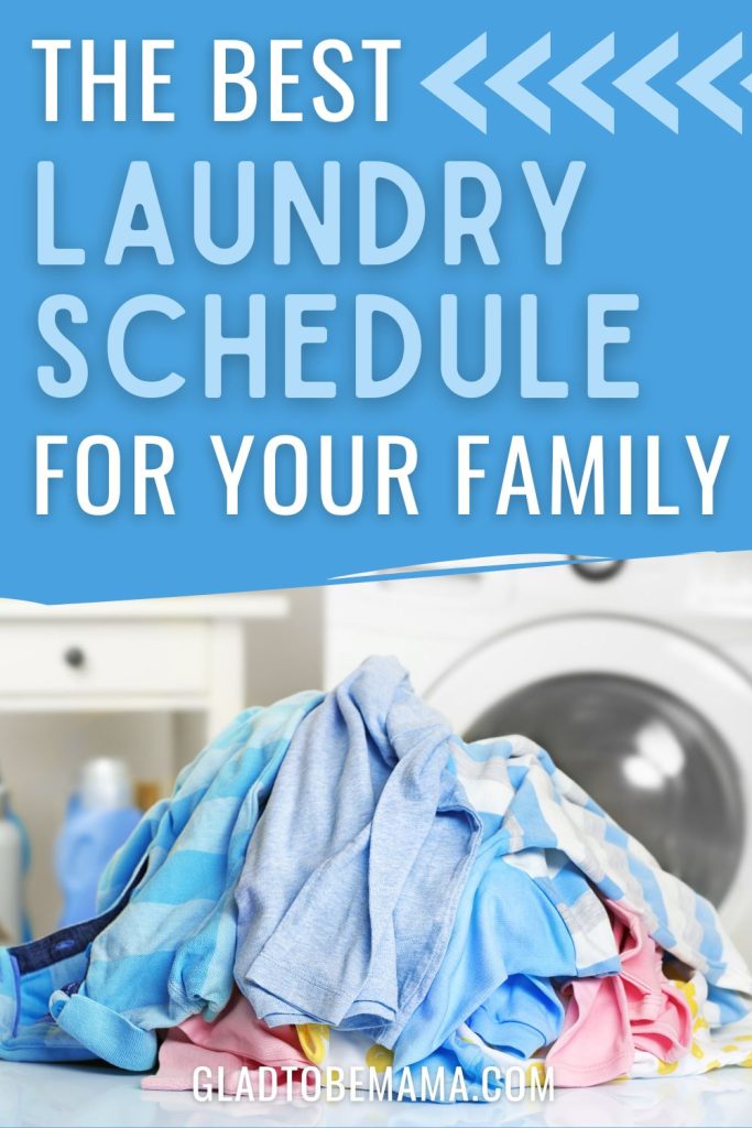 Laundry Schedule Pin Image